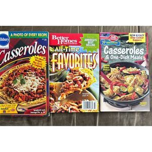 Set Of 3 Casseroles And All‎ Time Favorites Cookbooks